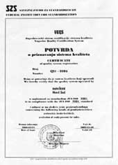 Iso sertifikat